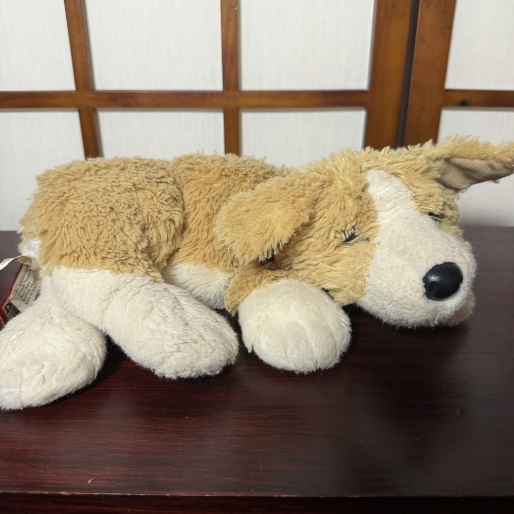 Douglas Rudy Corgi Dog Plush Stuffed Animal Super Soft Laying Lay Down EUC
